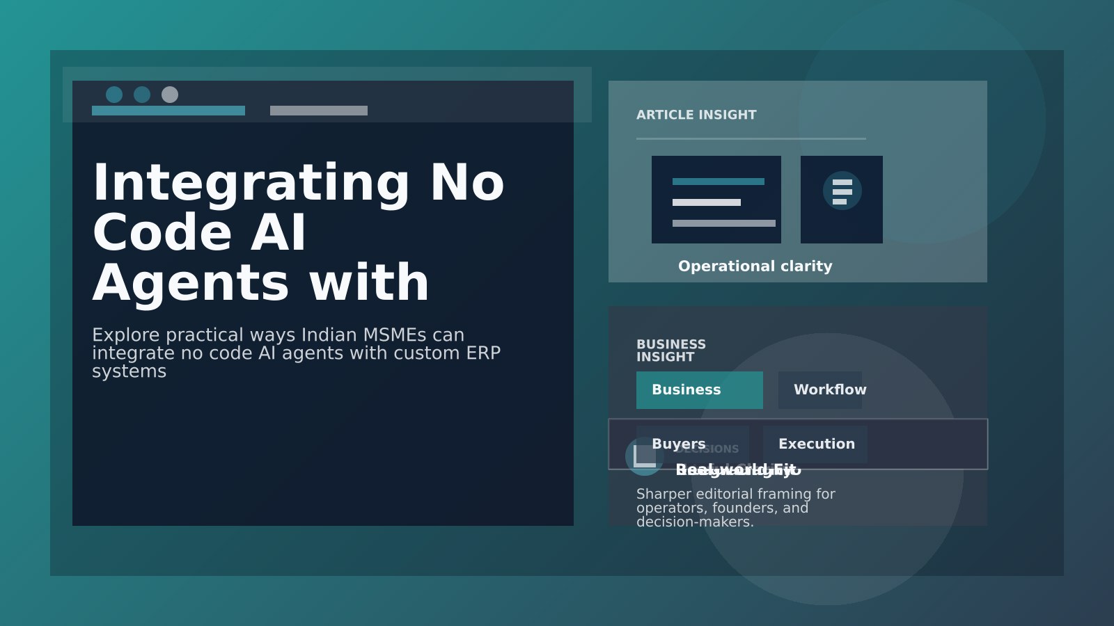 Indian MSME manager using ERP dashboard with AI assistant